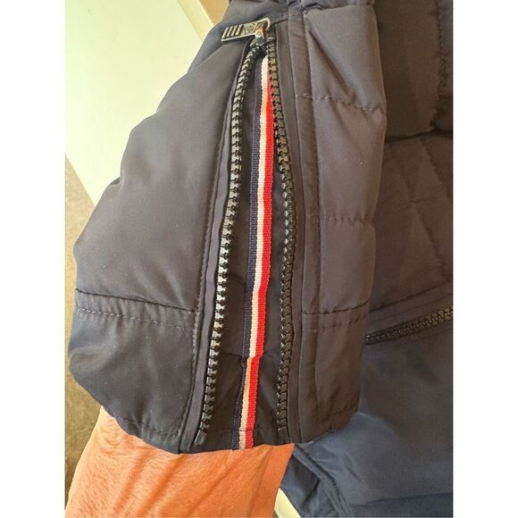 Fusalp Apres-Ski 1952 Puffer Jacket Quilted Coat‎ Navy Blue Full Zip Menswear - Picture 5 of 12